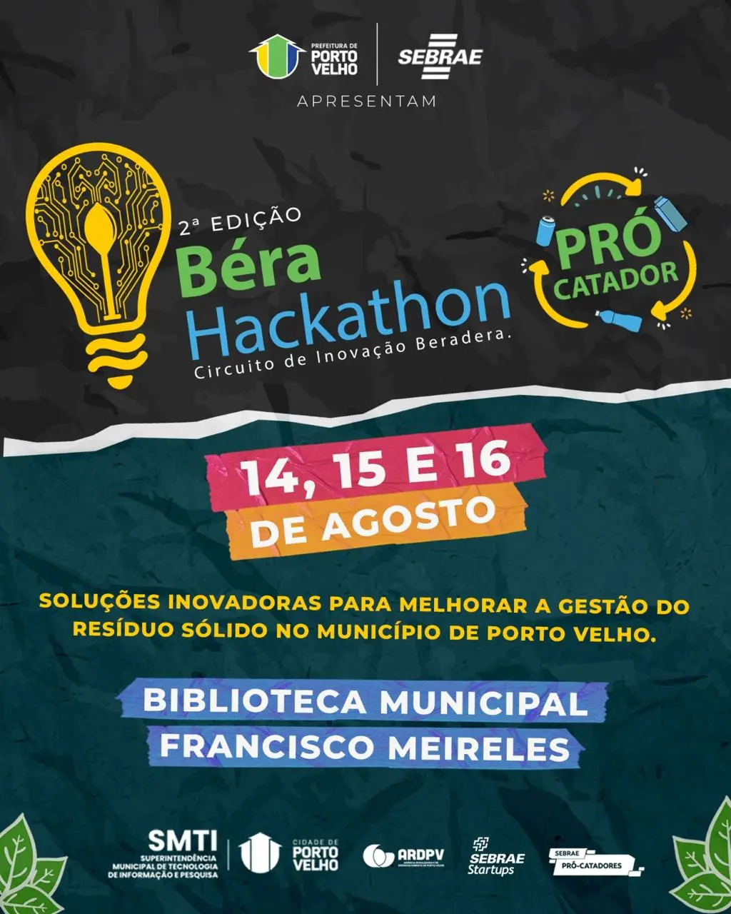 As inscrições para o BÉRA HACKATHON 2026 estão abertas!